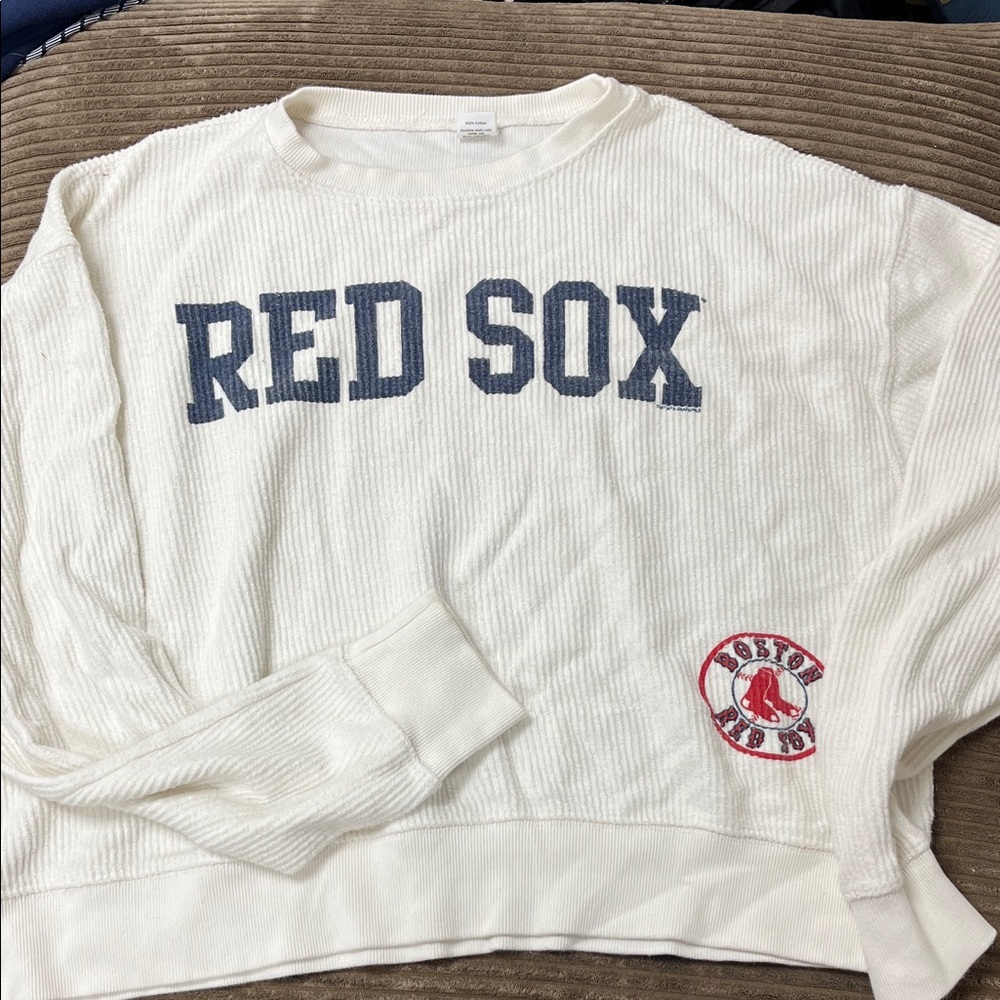 Red Sox Cream Sweater